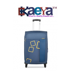 OkaeYa Safari Fabric 59 cms Navy Blue Soft Sided Carry-On (TETRA 4W 59 NAVY BLUE)